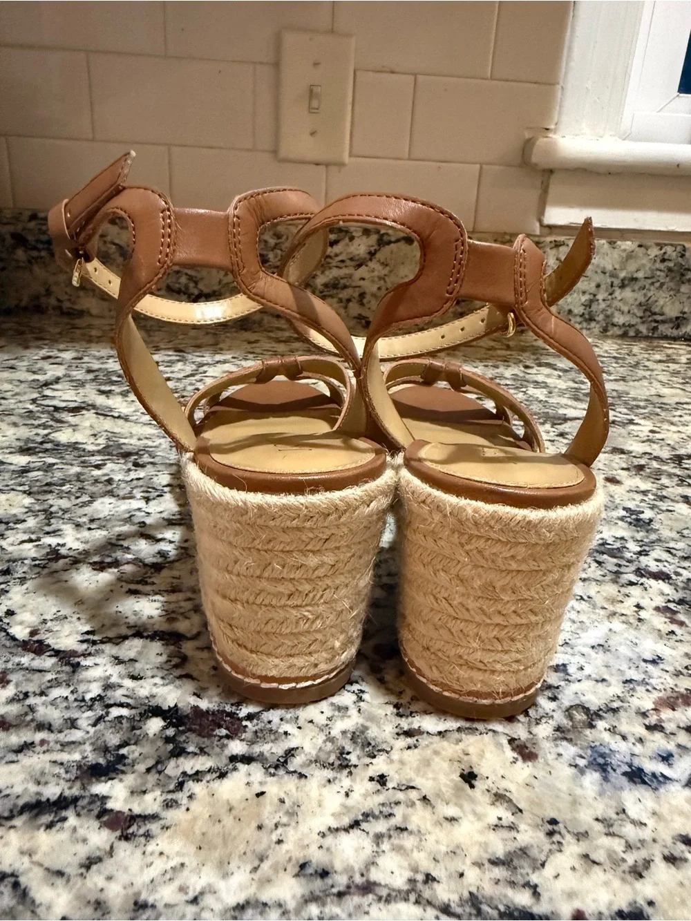 J. Crew Espadrille Wedge Sandals 10